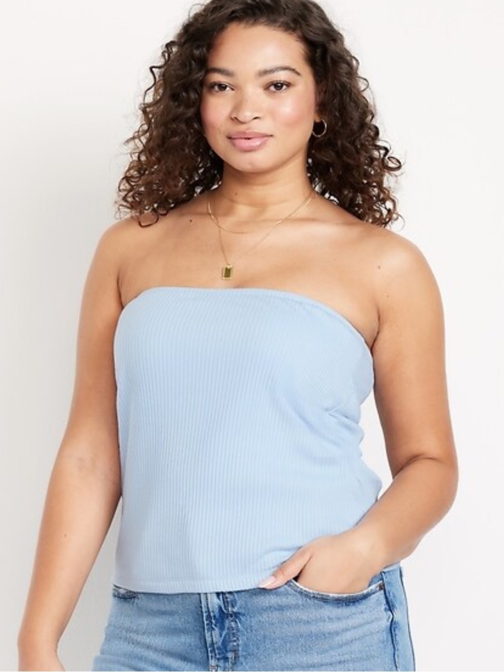 Old Navy Ribbed Tube Top Size Large Tall